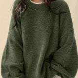 EVERLIGHT | SPLIT DETAIL CASUAL SWEATER