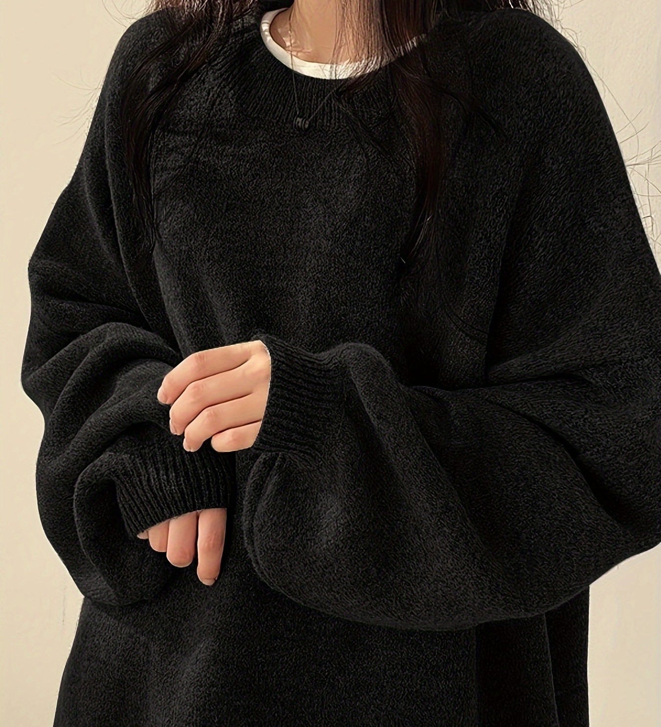 EVERLIGHT | SPLIT DETAIL CASUAL SWEATER