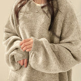 EVERLIGHT | SPLIT DETAIL CASUAL SWEATER