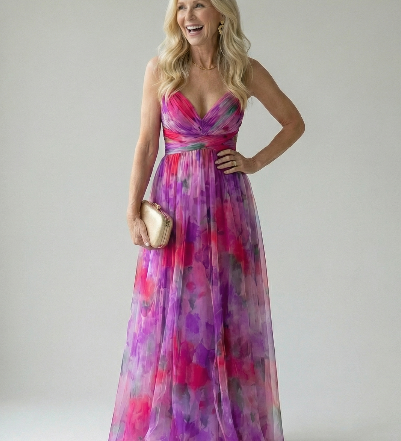Isel | Minkštas Wrap Maxi Suknelė