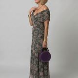 Calen | Off Shoulder Flow Midi Suknelė