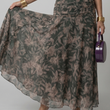 Calen | Off Shoulder Flow Midi Suknelė