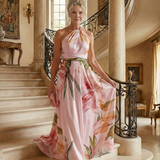 Amiel | Lengvas gėlių maksi suknelė
