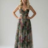 Isel | Minkštas Wrap Maxi Suknelė