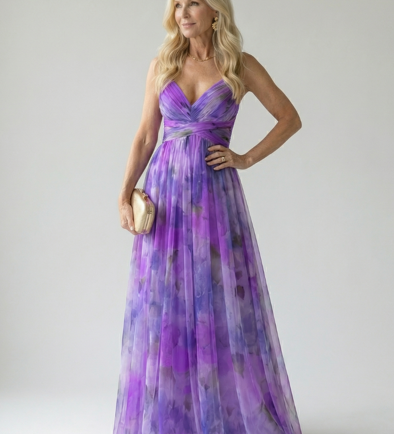 Isel | Minkštas Wrap Maxi Suknelė