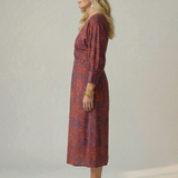 Lune | Natūralus Wrap Midi Suknelė