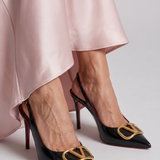 Althea | Smailėjantis Pirštas Slingback Stiletto Batai