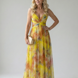 Isel | Minkštas Wrap Maxi Suknelė