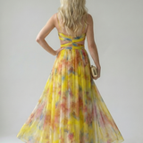 Isel | Minkštas Wrap Maxi Suknelė