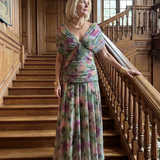 Calen | Off Shoulder Flow Midi Suknelė