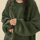 EVERLIGHT | SPLIT DETAIL CASUAL SWEATER