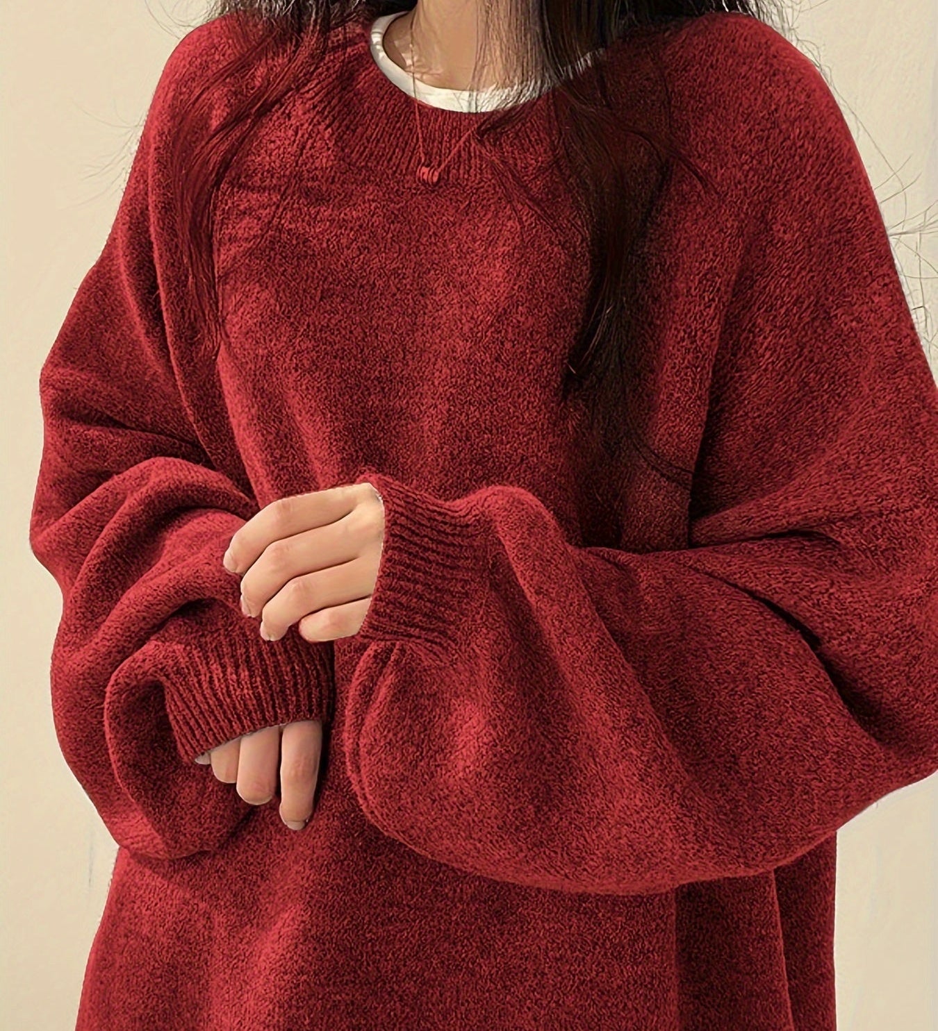 EVERLIGHT | SPLIT DETAIL CASUAL SWEATER