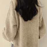 EVERLIGHT | SPLIT DETAIL CASUAL SWEATER