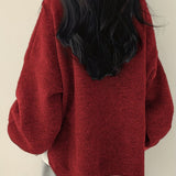 EVERLIGHT | SPLIT DETAIL CASUAL SWEATER