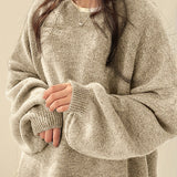 EVERLIGHT | SPLIT DETAIL CASUAL SWEATER